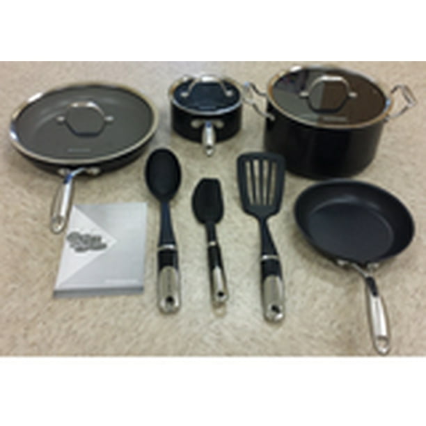 KitchenAid 10pc Aluminum Nonstick Cookware SetEmpire Red KitchenAid 10pc Aluminum Nonstick Cookware SetEmpire Red